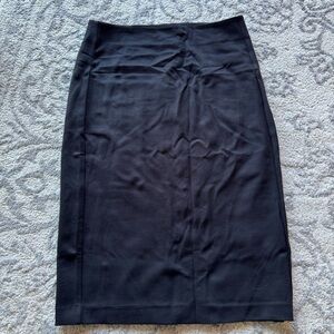Tahari Black Midi Pencil Skirt for Work